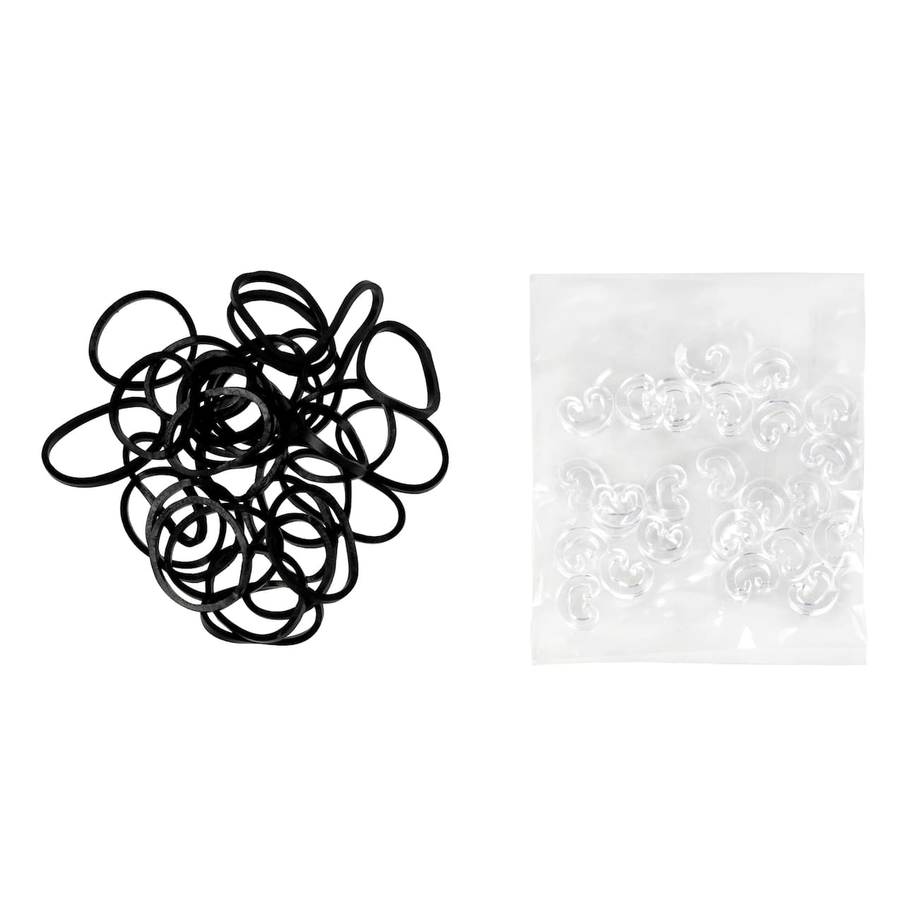 12 Pack: Rainbow Loom® Black Refill Bands